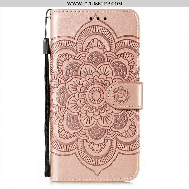 Etui Folio do Oppo Find X3 Neo z Łańcuch Mandala Z Pełnym Paskiem